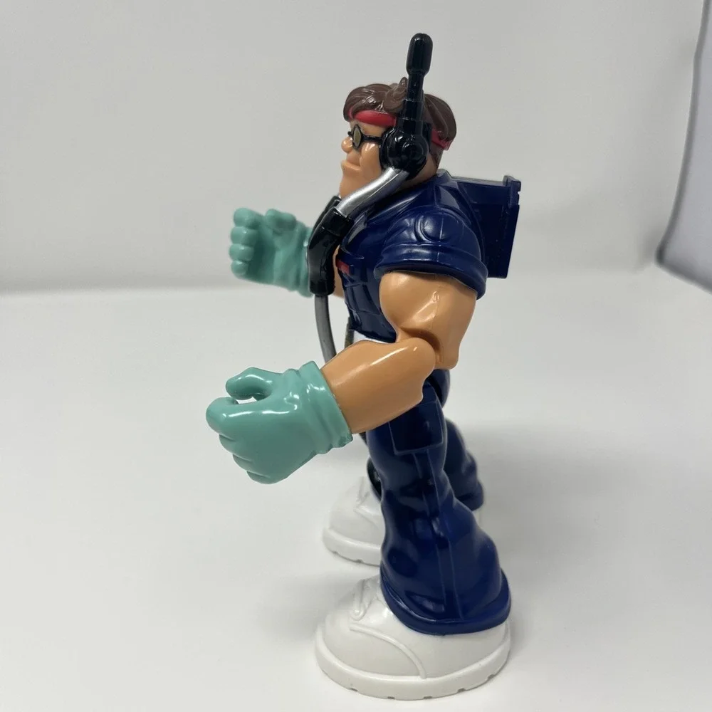 Perry Medic W/ Backpack Rescue Heroes Mattel 2000 7